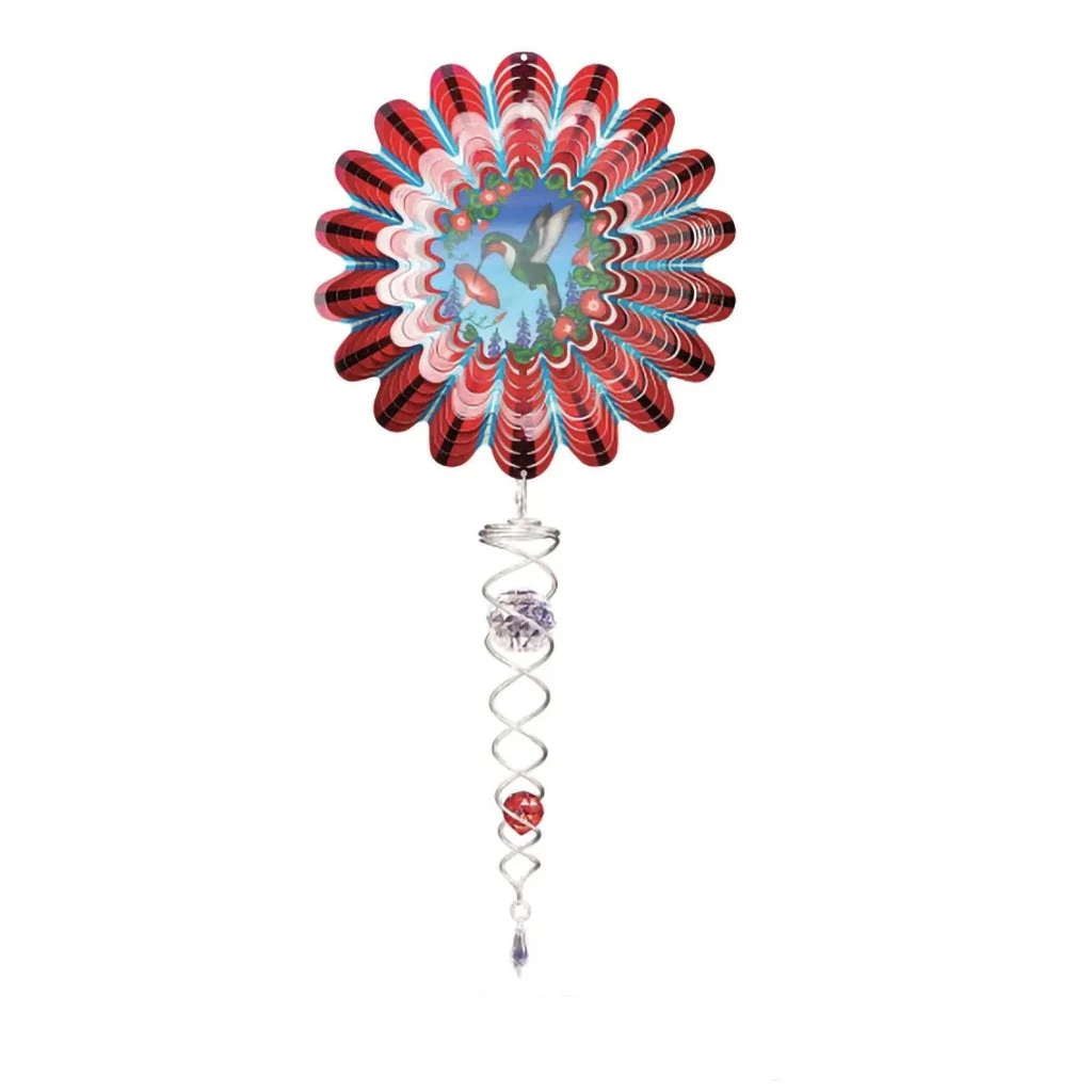 Spinfinity : Wind Spinner Animated Red Hummingbird - Mini Set