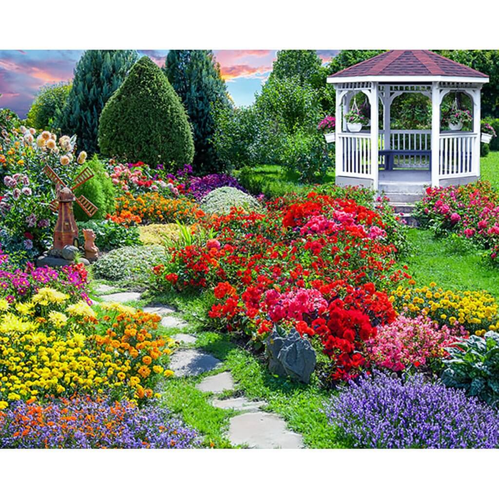 Springbok : Flower Garden 500 Piece Jigsaw Puzzle