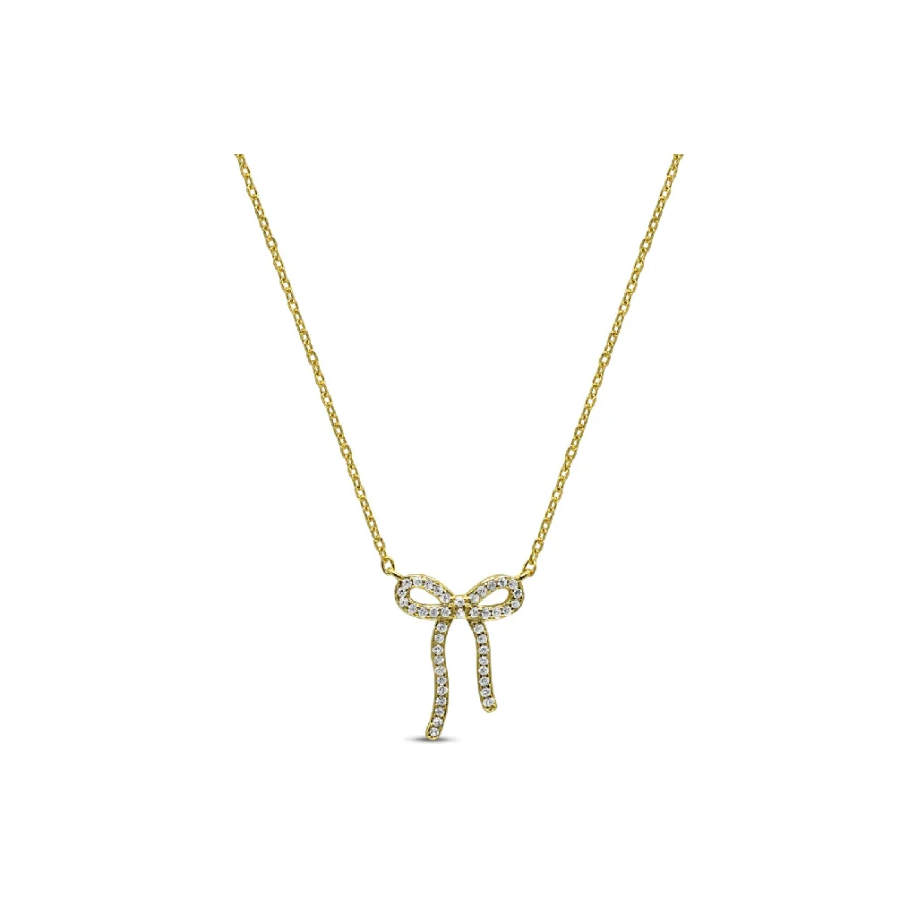 Stia : A Charming Story Beautiful Bow Necklace