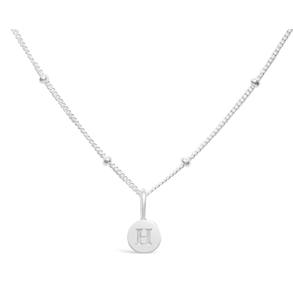 Stia : Mini Love Letter Necklace - "H"