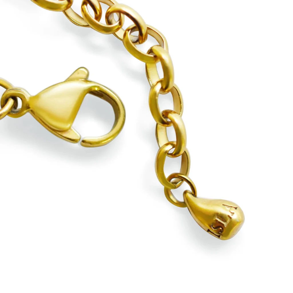 Stia : Paperclip Chain Necklace - Gold - Image 2
