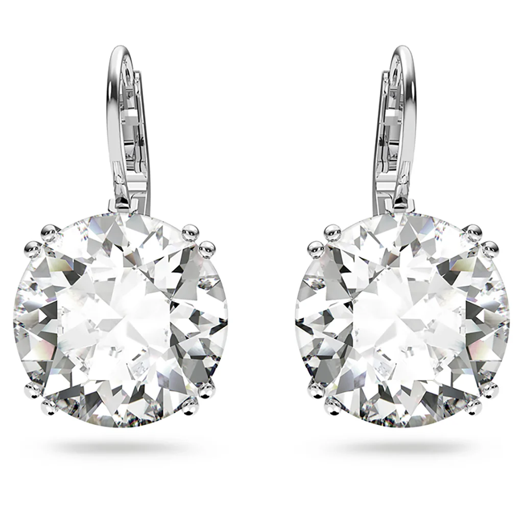 Swarovski : Millenia Drop Earrings - Rhodium plated