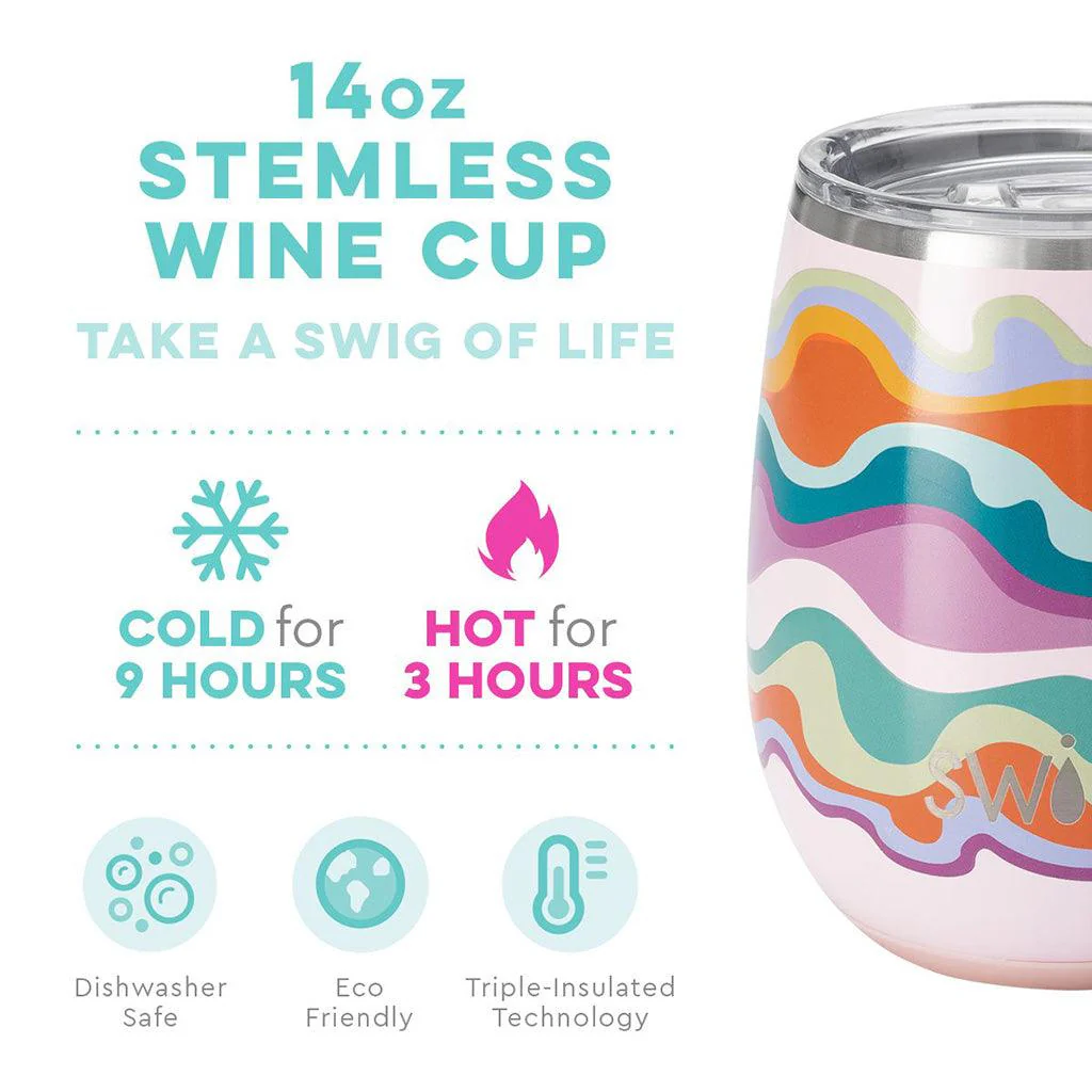 Swig : Sand Art Stemless Wine Cup (14oz) - Image 3