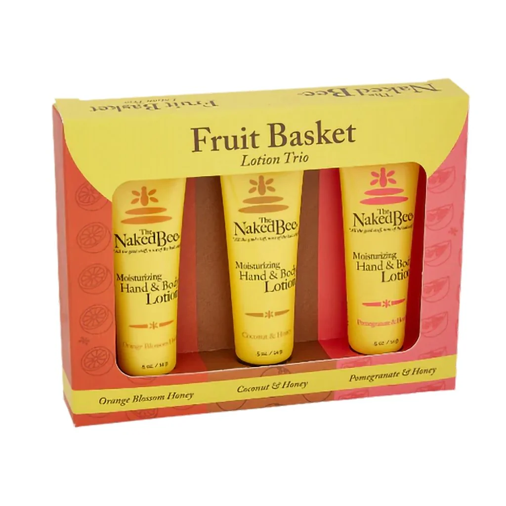 The Naked Bee : Fruity Basket Lotion Trio
