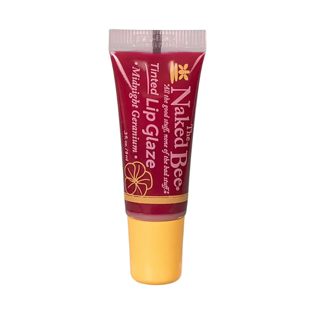 The Naked Bee : Midnight Geranium Tinted Lip Glaze