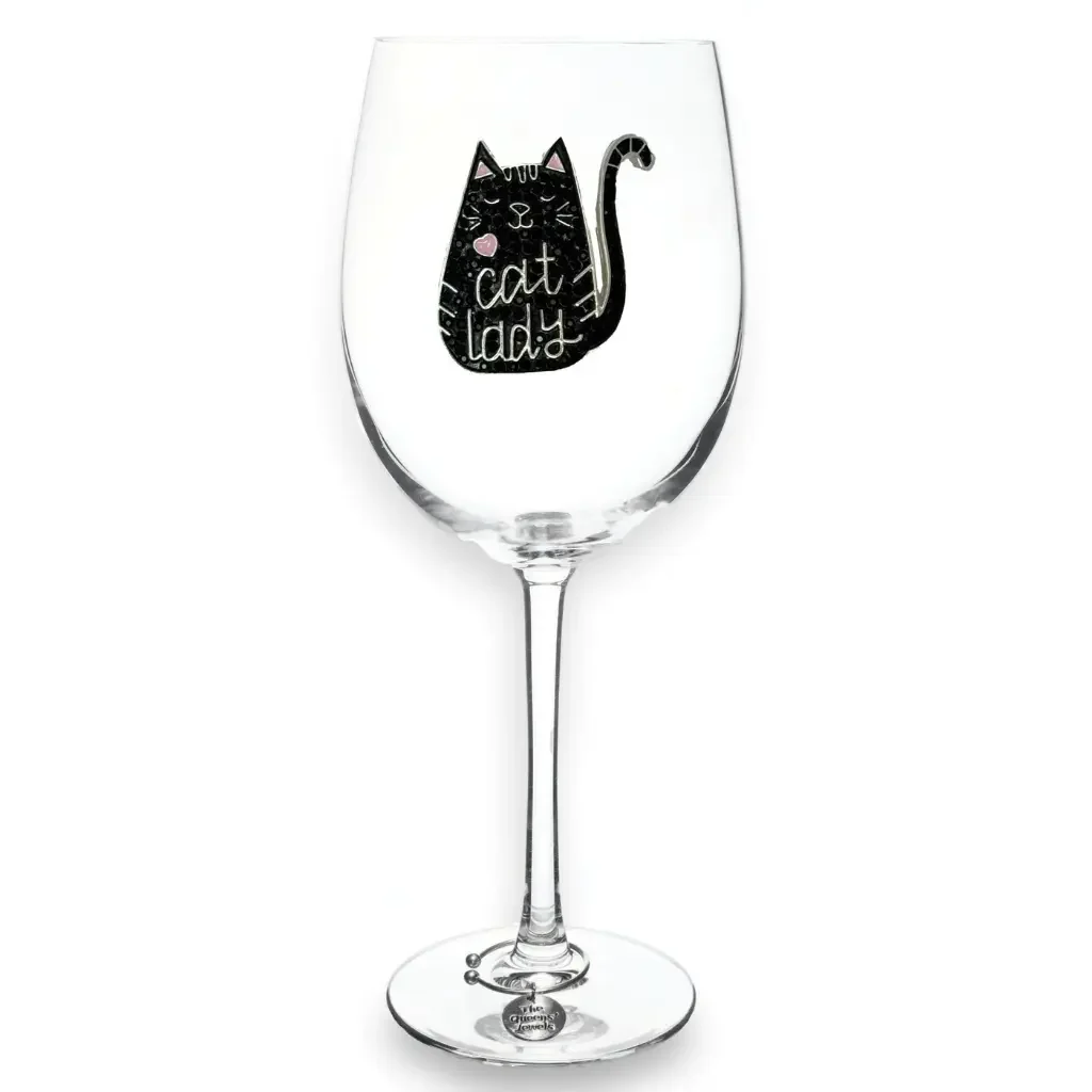The Queens' Jewels : Cat Lady Glassware - Stemmed