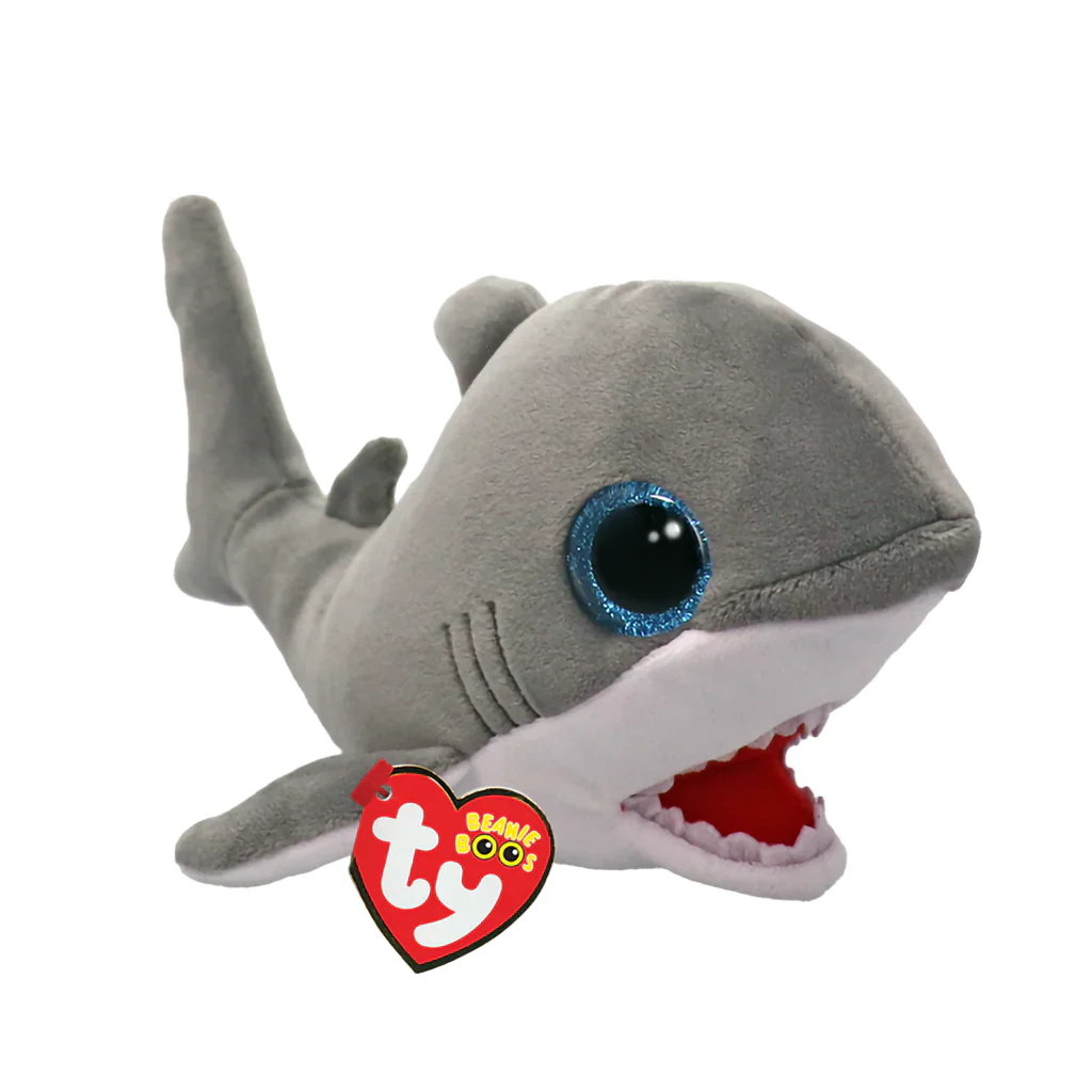 Ty : Beanie Boos - Finnegan - Grey Shark