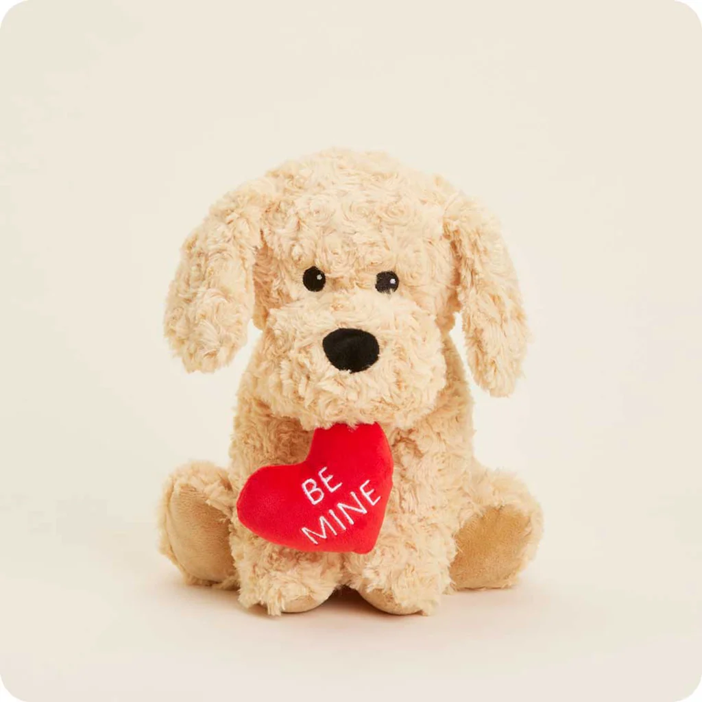 Warmies : Be Mine Golden Dog Plush