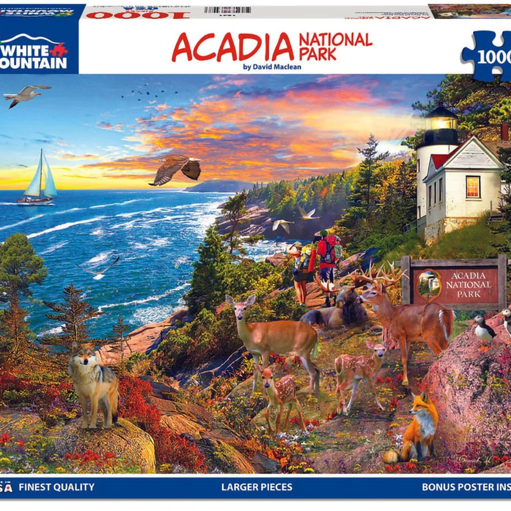 White Mountain : Acadia National Park  - 1000 Piece Jigsaw Puzzle