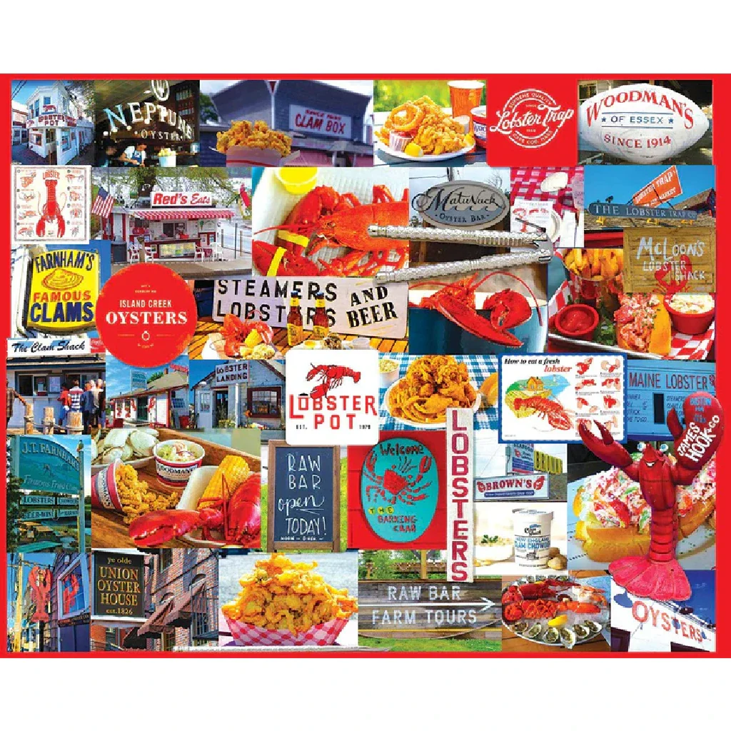 White Mountain Puzzles : Taste Of New England Jigsaw Puzzle