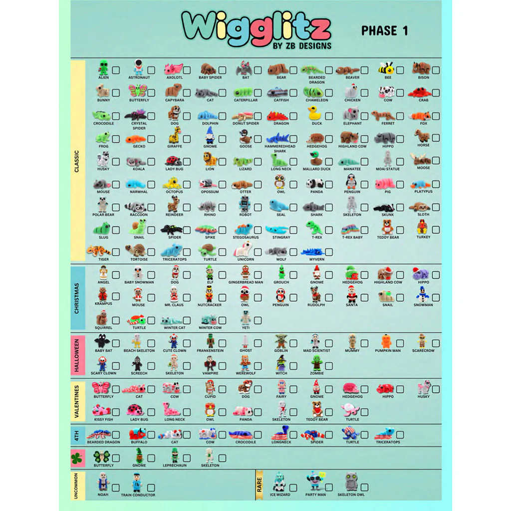 Wiggletz : Mystery Mini Grab Bag Set of 10 for $20 - Assorted no choice 2.99 ea. - Image 7