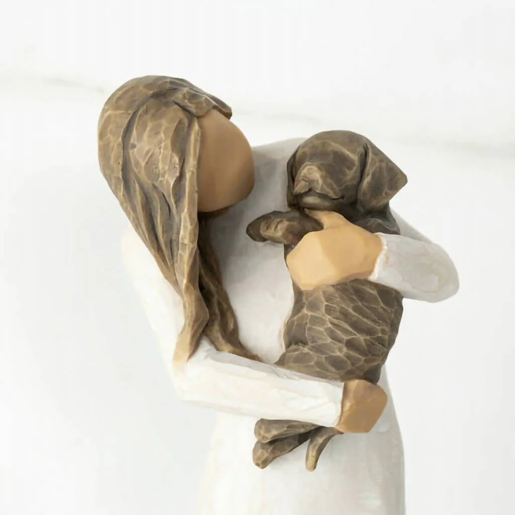 Willow Tree : "Adorable You" Figurine - Dark Dog - Image 2
