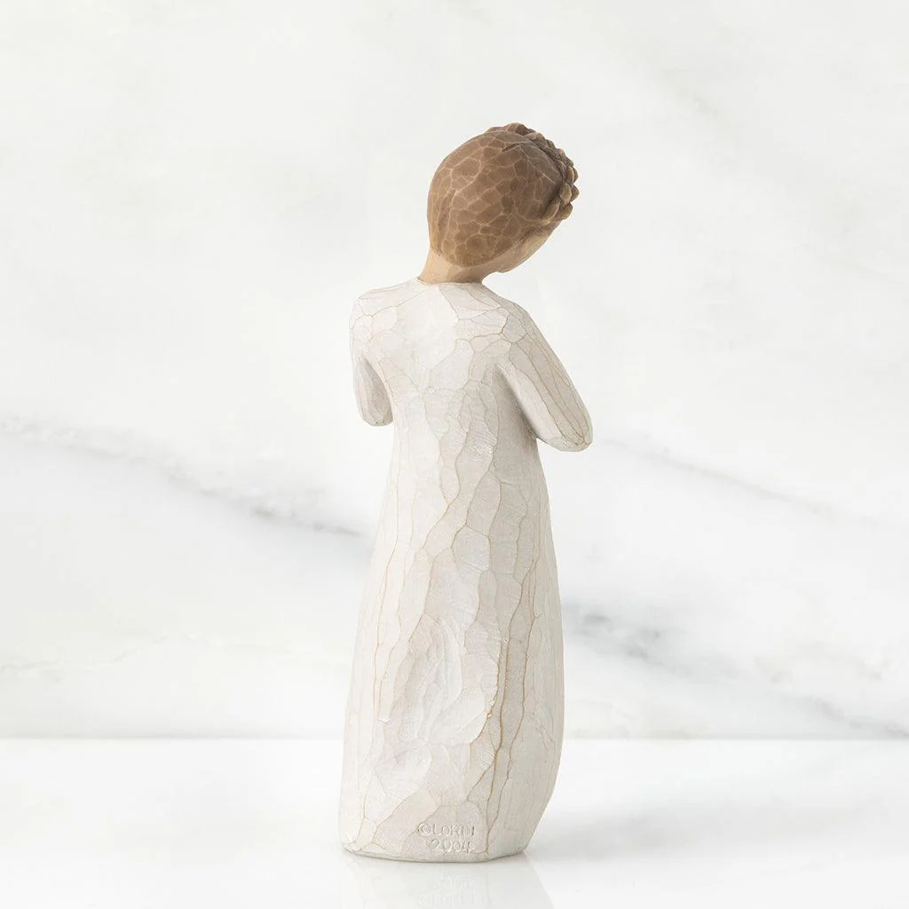 Willow Tree : Keepsake Girl With Gold Heart Figurine - Image 3