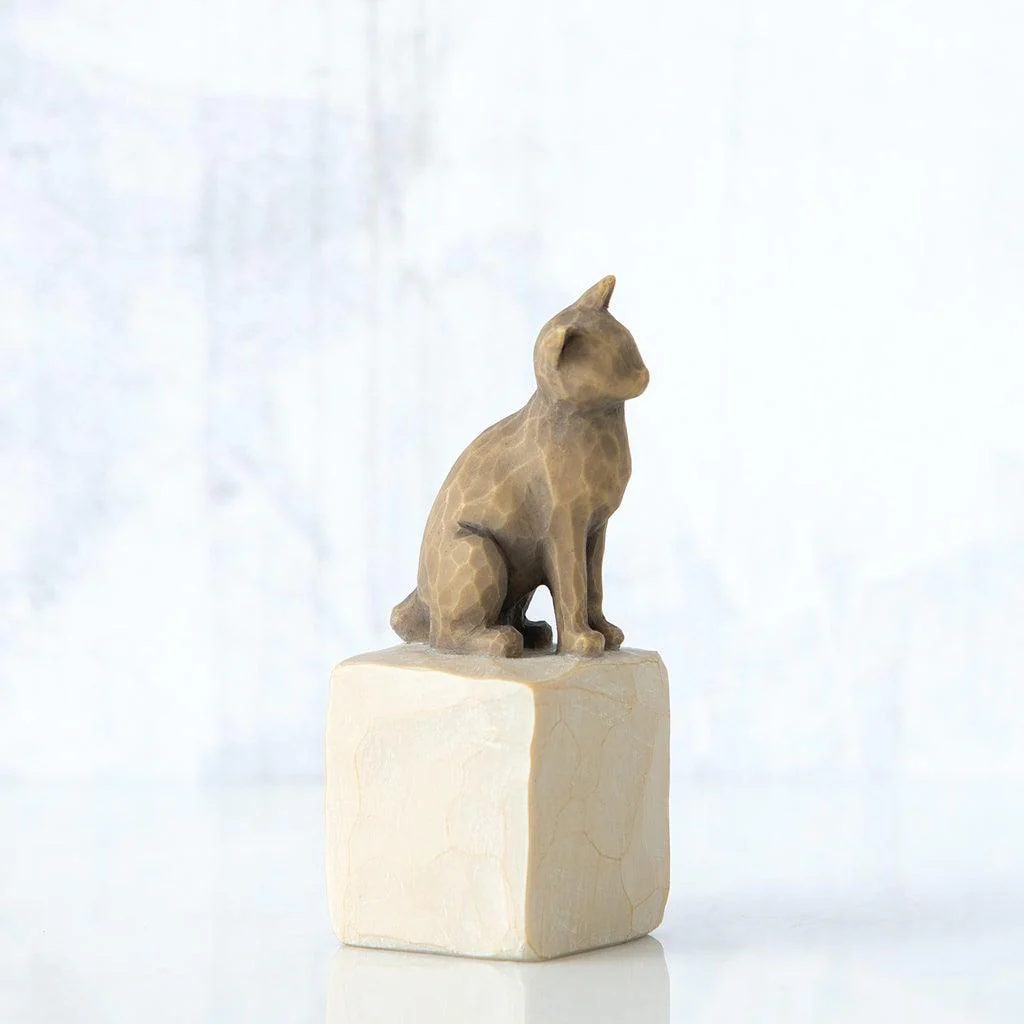Willow Tree : Love My Cat (Dark) Figurine - Image 4