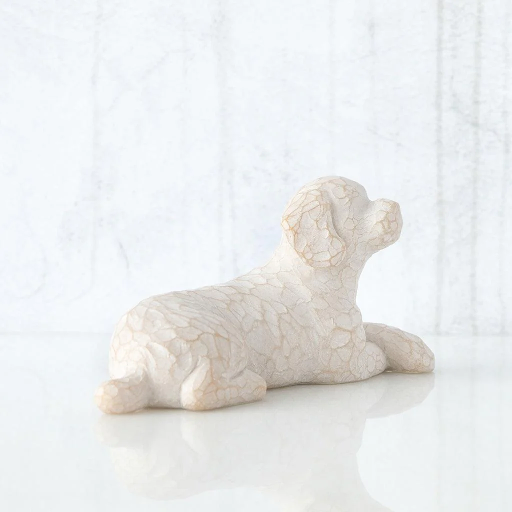 Willow Tree : Love My Dog (Small, Lying Down) Figurine - Image 2
