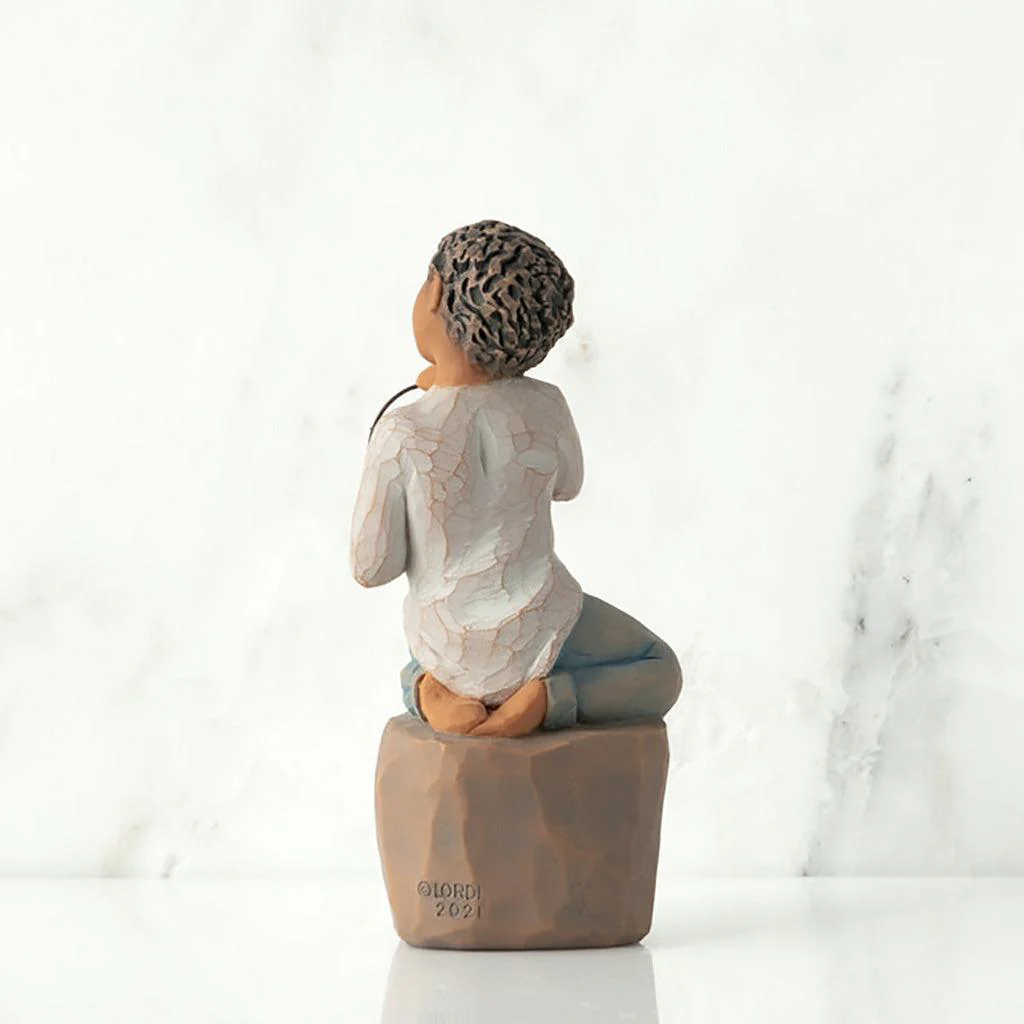 Willow Tree : "Love you too" Figurine - Darker Skin - Image 4