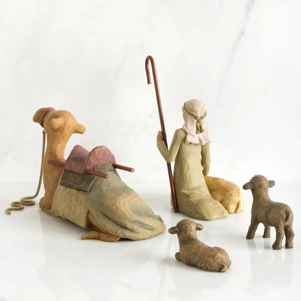 Willow Tree : Shepherd and Stable Animals Figurine Set - Image 2