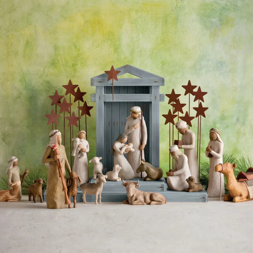 Willow Tree : Shepherd and Stable Animals Figurine Set - Image 3