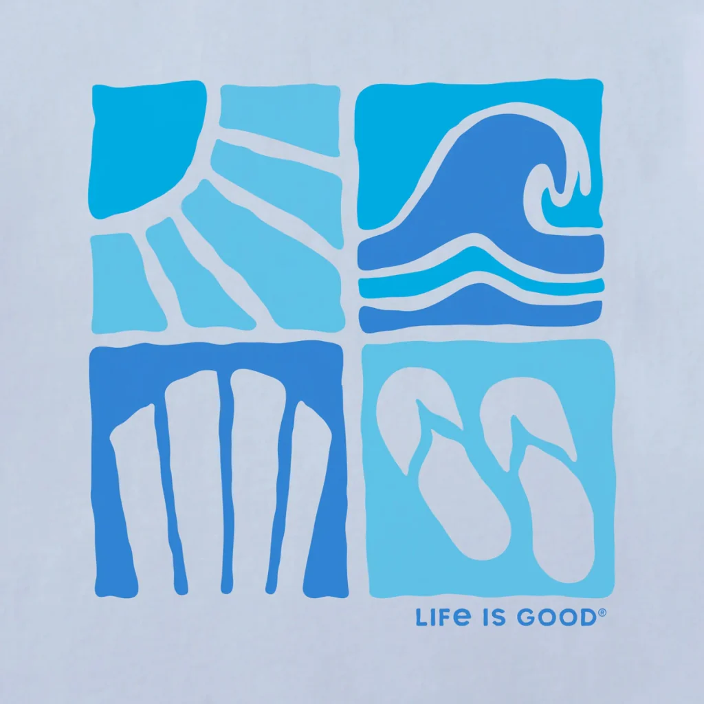 Life Is Good : Women's Summer Days Crusher T-Shirt - Image 2