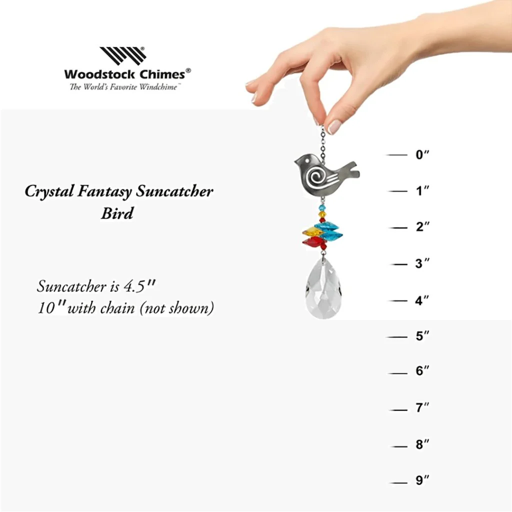 Woodstock Chimes : Crystal Fantasy Suncatcher - Bird - Image 4