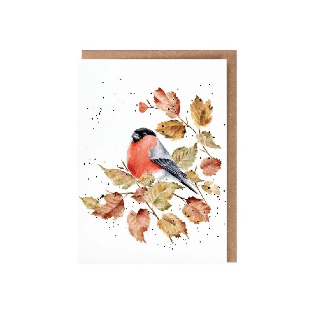 Wrendale : Bold and Beautiful' Bullfinch Card