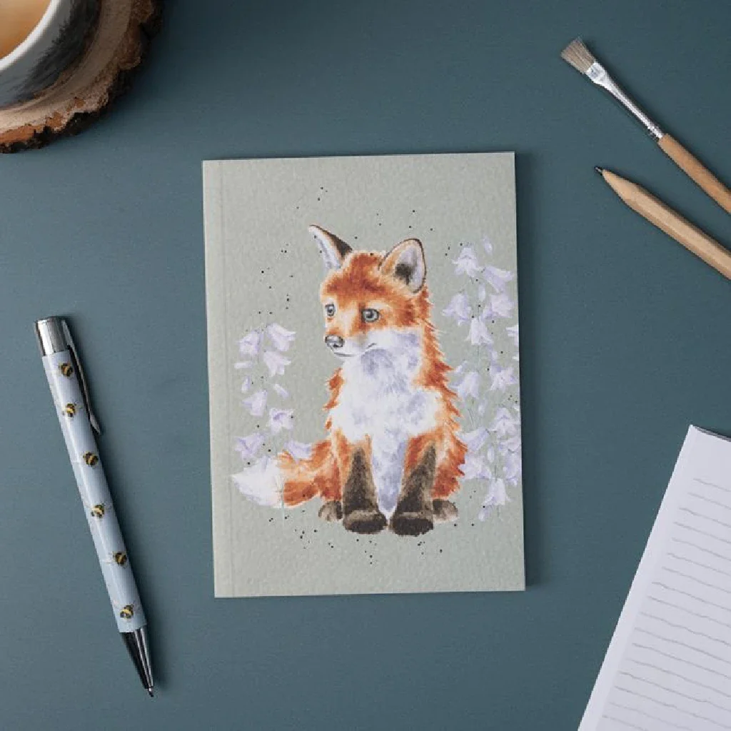 Wrendale : 'Contemplation' Fox Small Notebook - Image 2