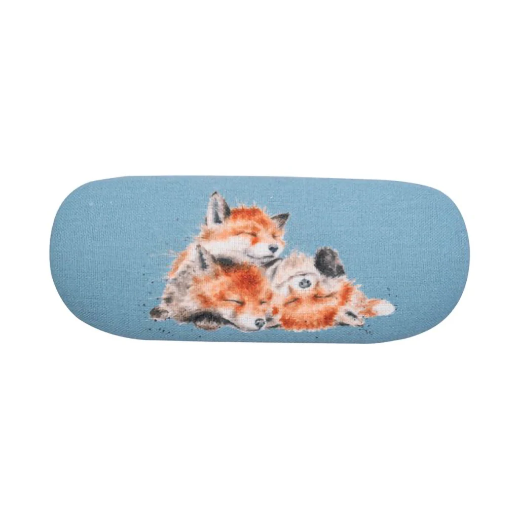 Wrendale Designs : Fox Eye Glass Case - Snug as a Cub