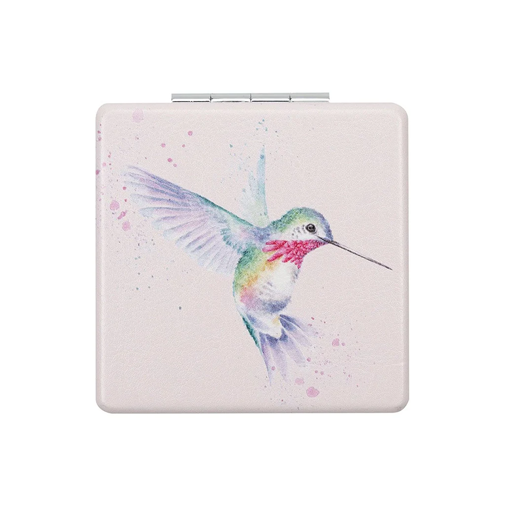 Wrendale Designs : Hummingbird Compact Mirror - Wisteria Wishes
