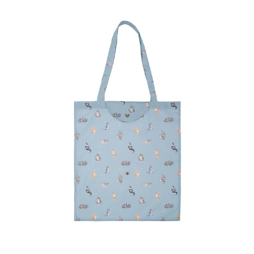 Wrendale: Feline Friends' Cat Foldable Shopping Bag - Image 2