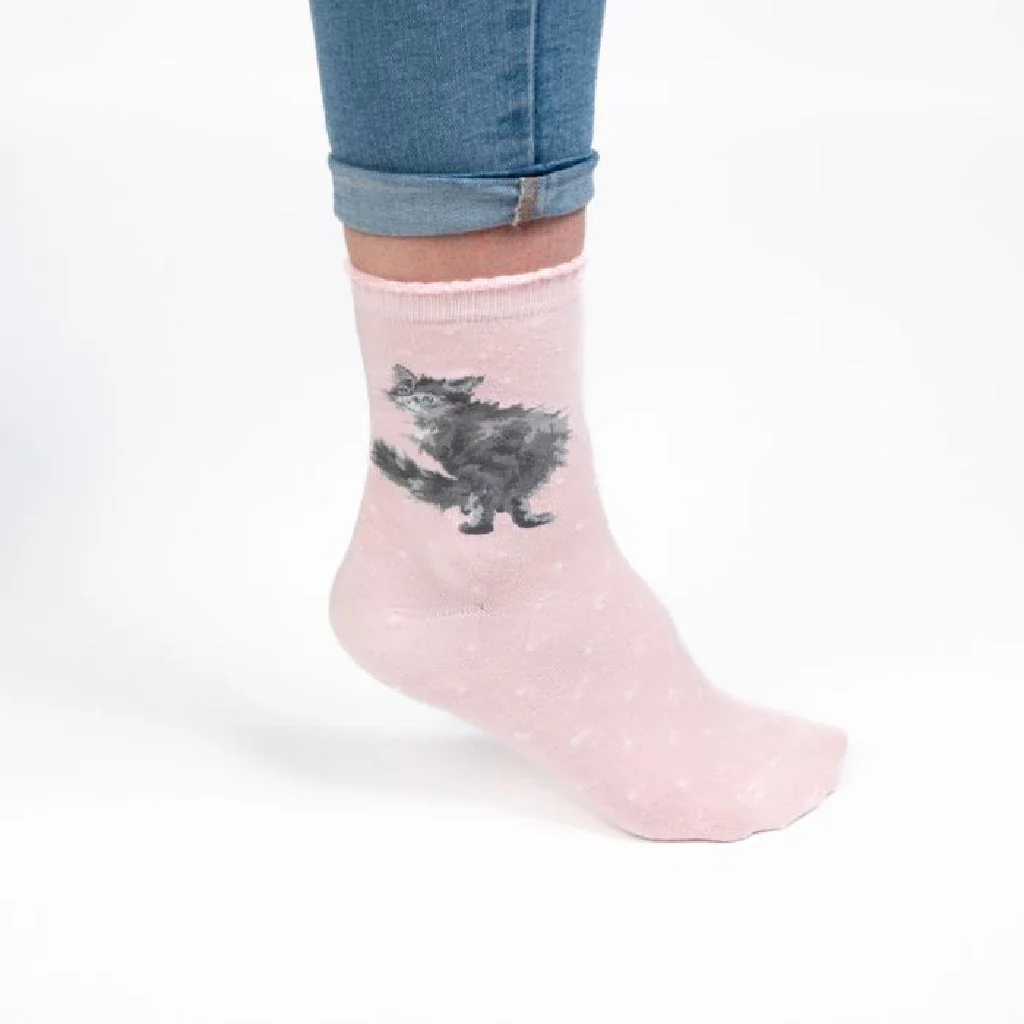 Wrendale : Glamour Puss' Cat Socks - Image 3