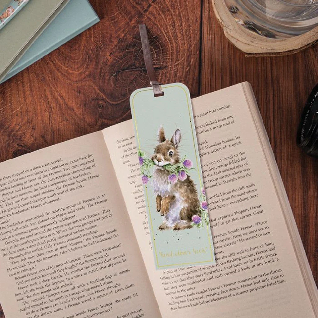 Wrendale : Head Clover Heels Rabbit Bookmark - Image 2
