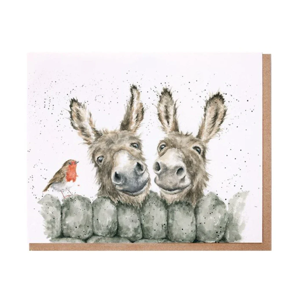 Wrendale : Hee Haw' donkey card