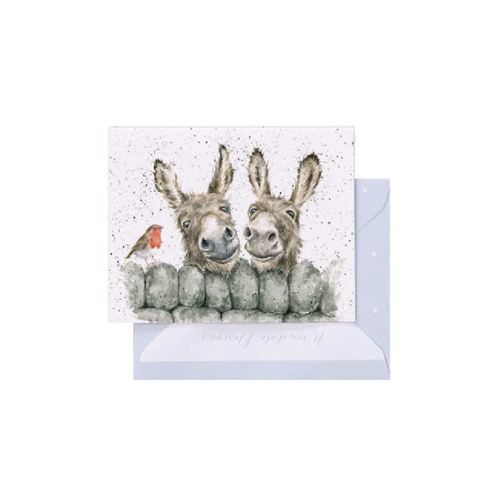 Wrendale : Hee Haw' Donkey Enclosure Card