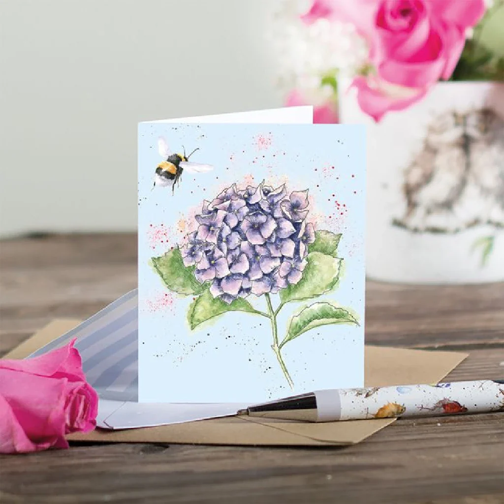 Wrendale : Hydrangea' Bee Enclosure Card - Image 2