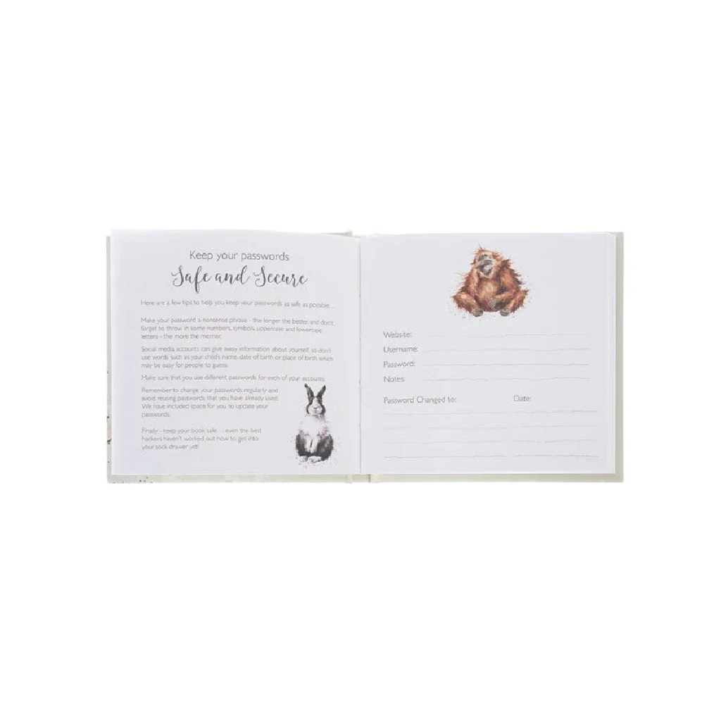 Wrendale : Hydrangea Bee Password Book - Image 2