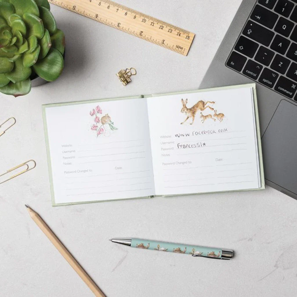Wrendale : Hydrangea Bee Password Book - Image 3