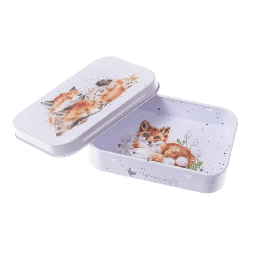Wrendale : The Afternoon Nap' Fox Mini Gift Tin