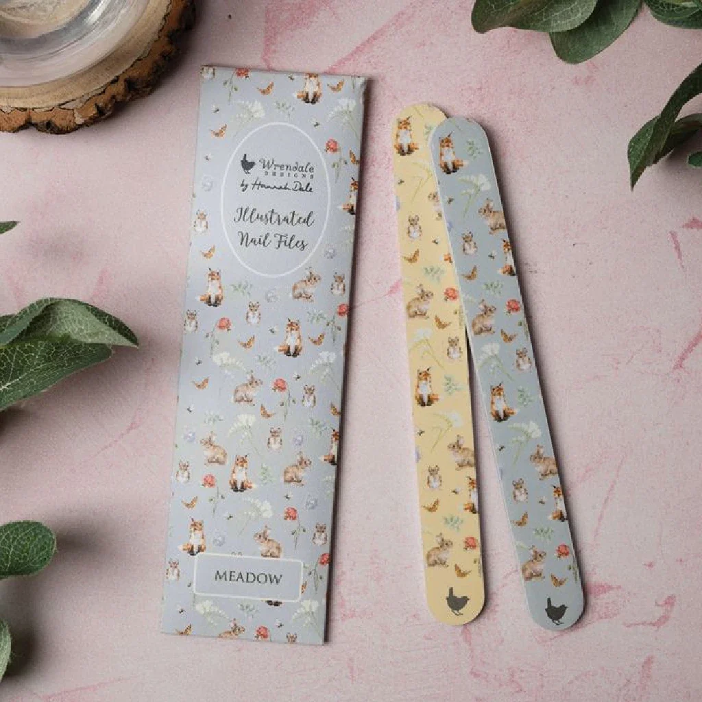 Wrendale : 'Meadow' Rabbit and Fox Nail File Set - Image 2