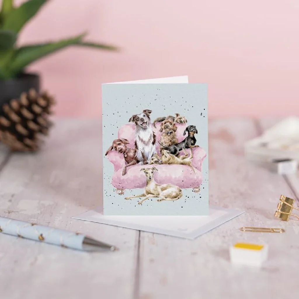Wrendale : Movie Night' Dog Gift Enclosure Card - Image 2