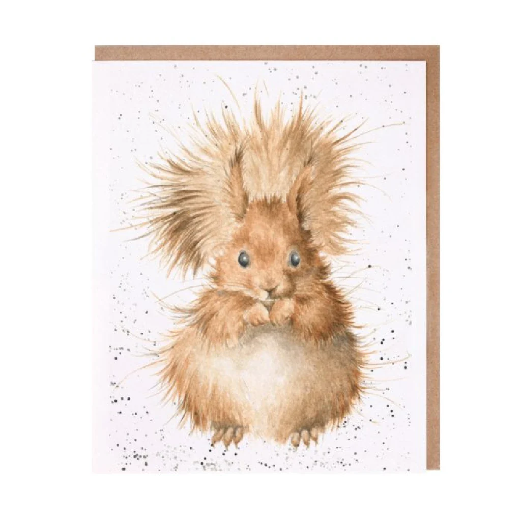Wrendale : Redhead' squirrel card