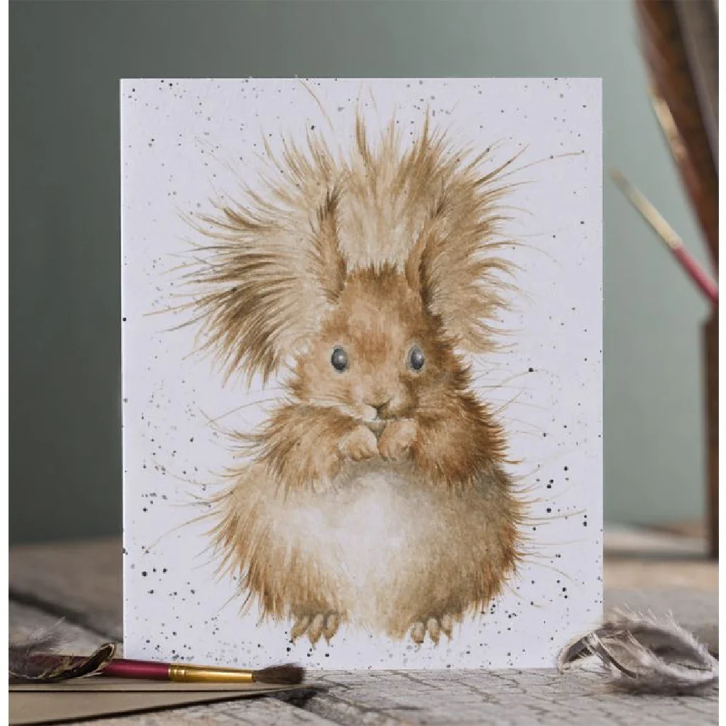 Wrendale : Redhead' squirrel card - Image 2