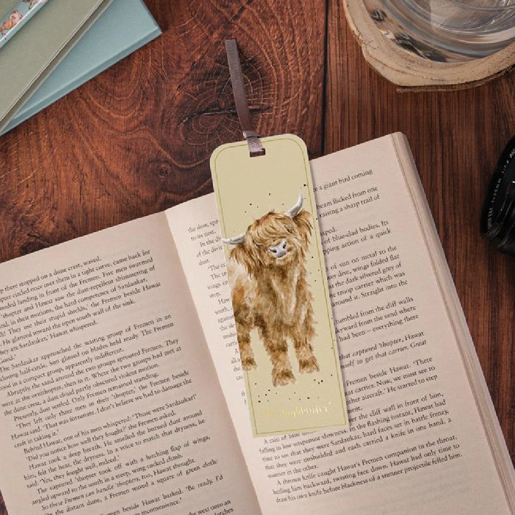 Wrendale : The Highlander' Highland Cow Bookmark - Image 2