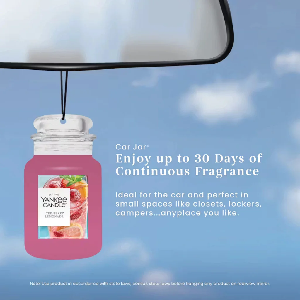 Yankee Candle : Iced Berry Lemonade Car Jar® - Image 3