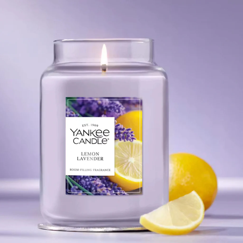 Yankee Candle : Lemon Lavender Large Jar Candles - Image 2