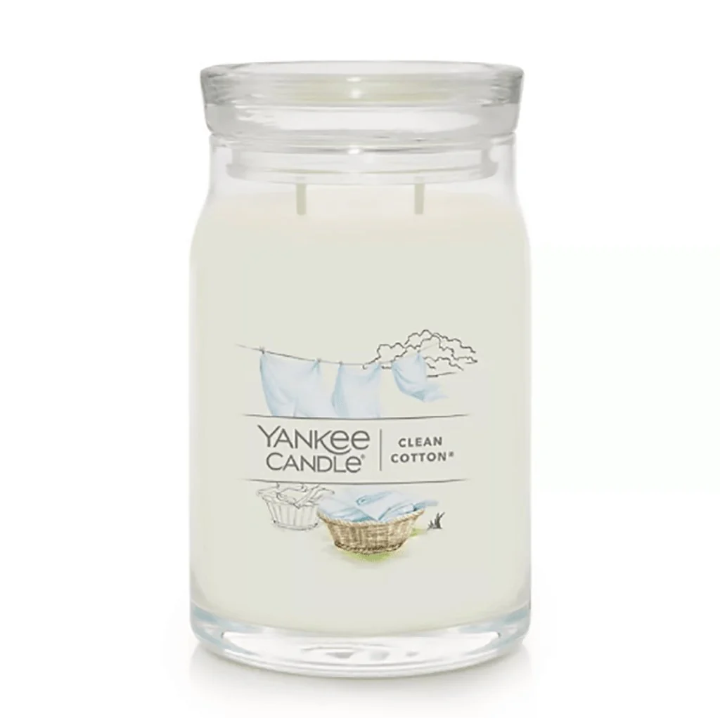 Yankee Candle : Clean Cotton® Candle - Signature Large Jar